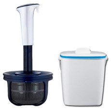 New Hand Wing 水槽廚餘脫水機 + Purri 廚餘桶 藍色, 混合顏色, 1個