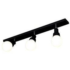 HILUX New Handle 3頭直附式軌道燈, 黑色