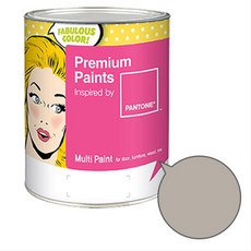 노루페인트 팬톤 멀티 에그쉘광 페인트, 샤토그레이(15-4503), 1L, 1개
