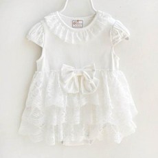 Joy Multi 女童 Cancan 嬰兒連體衣短袖連體衣