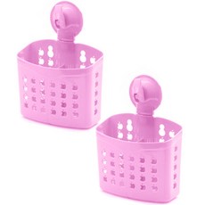 이코디 사과 패턴 보관함 2p, 핑크