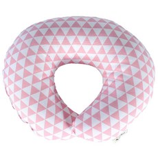 러브스티치 유모차 유아 목베개, 복유럽핑크, 1개