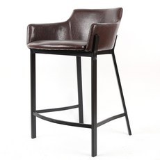 가구느낌 라이트바 의자, 브라운, 1개