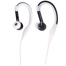 필립스 Action Fit 방수 이어폰, SHQ3200, 화이트