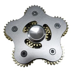 HD 메탈 고급형 스피너 KX1061 + 케이스, 혼합 색상, 1개