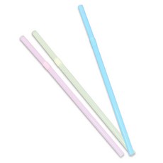 대성산업 7 x 21cm FS 주름 파스텔 스트로우 벌크포장, 50개입, 1개