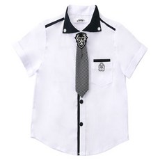 jackid Ronda 兒童短袖襯衫 + 領帶