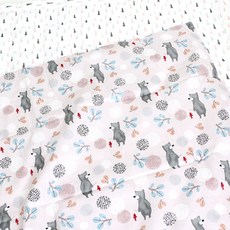 캥거루루 보비 모달 여름이불 토들러 세트, 피치