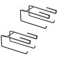 廚房紙巾架 2入, 黑色, 2件