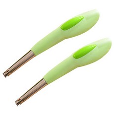 블럭마트 고급 캔들라이터 가스점화기, 그린, 2개입