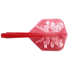 Condoel飛鏢鏢翼大理石鑰匙紅色小 L 33.5mm, 1個