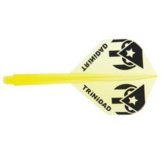 Condo Dart飛鏢片Trinidad Clear Yellow Standard L 33.5mm, 1個