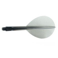 Condo Dart飛鏢 Clear Black Tear Drop L 33.5mm, 1個