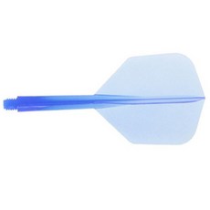 Condor Dart Flight 透明藍色小號 L 33.5 毫米, 1個