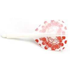 Condo飄帶飛鏢尾 白色 小 L 33.5mm, 1個