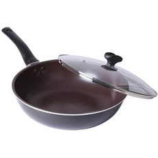 YACHT CLUB 電磁爐適用陶瓷塗層平底炒鍋, 1入, 30cm