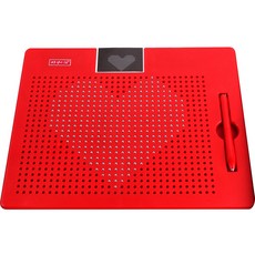 磁鐵土地磁鐵mac墊, 紅色的