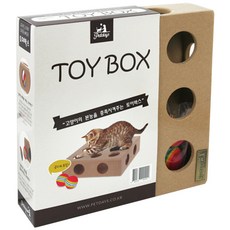 펫데이즈 고양이 장난감 모던캣 보물찾기 대 + 공 2P, 혼합 색상, 1개