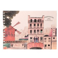 필립로지스틱 일러스트 스프링 노트 P-201, A, 1개