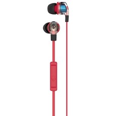 스컬캔디 정품 유선 이어폰 Smokin Buds 2, 클리어블랙