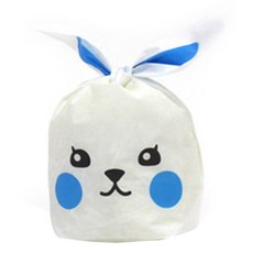 포포팬시 보자기 포장팩3 달콤토끼 100p, 블루, 1개