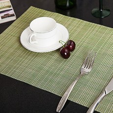 Block Mart 餐墊 3入組, 綠色, 45 x 30 cm, 3個