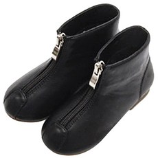 Bimbo Bimba 女童皮革拉鍊踝靴 J0724