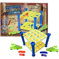 비앤씨 슈팅빙고 보드게임, 혼합 색상, 1개