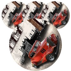 ecody 旅行杯墊 4入, A