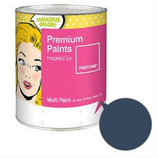 노루페인트 팬톤 멀티 에그쉘광 페인트, 다크데님, 4L, 1개