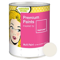 노루페인트 팬톤 멀티 에그쉘광 페인트, Whisper White (11-0701), 1L, 1개