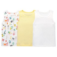 韓國 Mom's care 男童網眼背心3件組 G001BCSS013