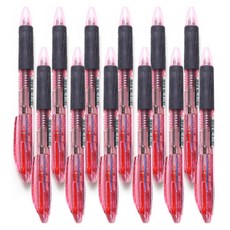 牽牛花滑套式 4 色圓珠筆 0.7, 粉紅色, 12入