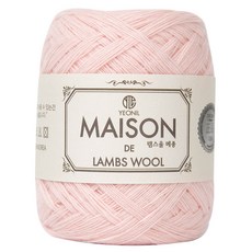연일섬유 램스울 메종 뜨개실, 2연분홍, 1개