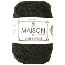연일섬유 램스울 메종 뜨개실, 31진올리브, 1개