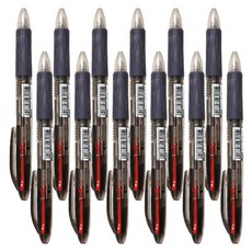 牽牛花滑套式 4 色圓珠筆 0.7, 煙燻色, 12個