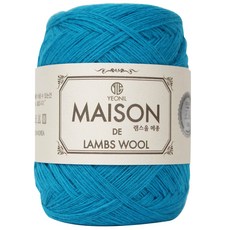 연일섬유 램스울 메종 뜨개실, 37아쿠아, 1개