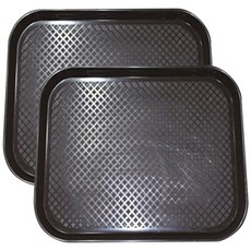 Block Mart 廚房方形棕色防滑託盤 2入, 混合顏色