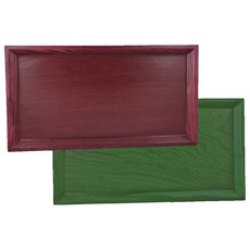 고운공예 특수컬러 직사각 접시 2p 세트, 초록, 보라, 2개