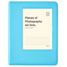 Toby相簿 口袋式相簿 4x6 黑卡紙, 藍色, 40張