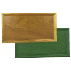 고운공예 특수컬러 직사각 접시 2p 세트, 초록, 노랑, 2개