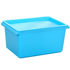 리빙팝 플라스틱 멀티 정리함, 블루, 1개