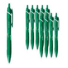 Uni 三菱 JETSTREAM 油性原子筆 SXN-150C-05, 綠色, 10入