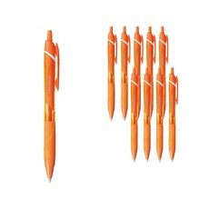 Uni 三菱 JETSTREAM 油性原子筆 SXN-150C-07 0.7mm, 橘色, 10個