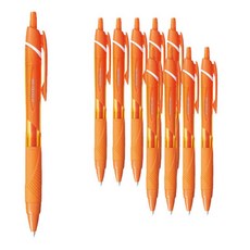 Uni 三菱 JETSTREAM 油性原子筆 SXN-150C-05, 橘色, 10入