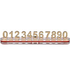 조아애드 우드 컬러 포인트 주차번호판, 레드, 1개 자동차용품/인테리어 반품 최저가 7,080원