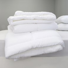 amante 素色絎縫薄被, White