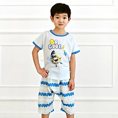 아이버 남아용 튜브 큐라 5부 실내복