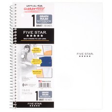 파이브스타 쿼드 와이어바운드 노트북 1 Subject, 혼합 색상, 1개