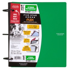 파이브스타 플렉스 엑스라지 노트바인더, 혼합 색상, 1개